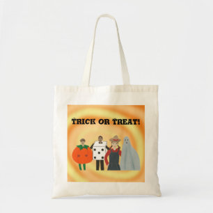 Trick or Treat, Kids in Costumes, Halloween Tote Bag
