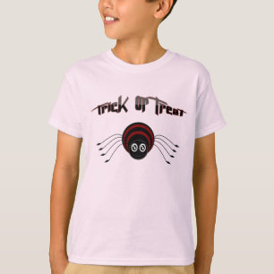 Trick or treat kids Shirt and cute spider - shirt