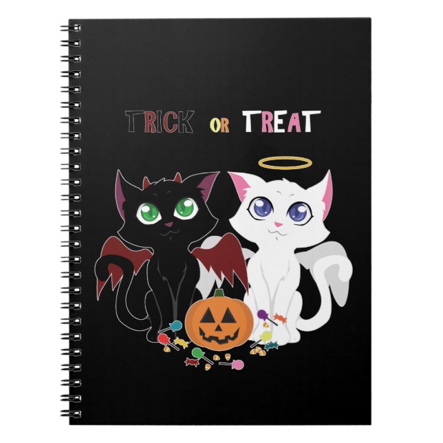 Trick or Treat Kittens Notebook (Front)
