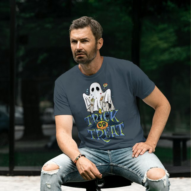 Trick Or Treat Men’s Halloween T-Shirt  (Creator Uploaded)