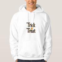 Trick or Treat Men's Hoodie – Halloween Quote Fun
