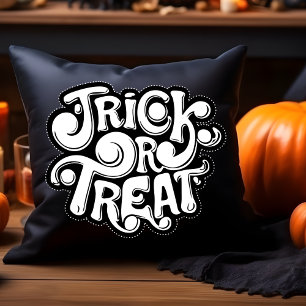 Trick or Treat Modern Halloween Writing Cushion