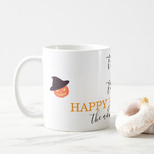 Trick or Treat Modern Script Halloween Coffee Mug