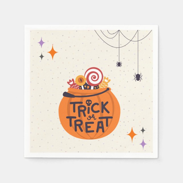 Trick or Treat Napkin (Front)
