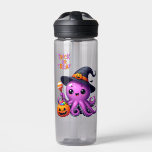 Trick or Treat Octopus Halloween  Water Bottle