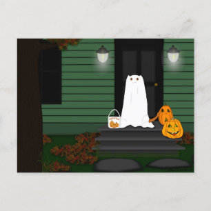Trick Or Treat Oliver The Otter! Postcard