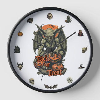Trick or treat on a White Clock