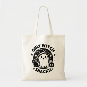Trick or treat - Only Witch Snacks Tote Bag