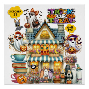 Trick or Treat or TRUNK or Treat Poster