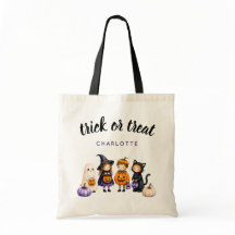 Trick or Treat Personaized Cute Fun Halloween Kids