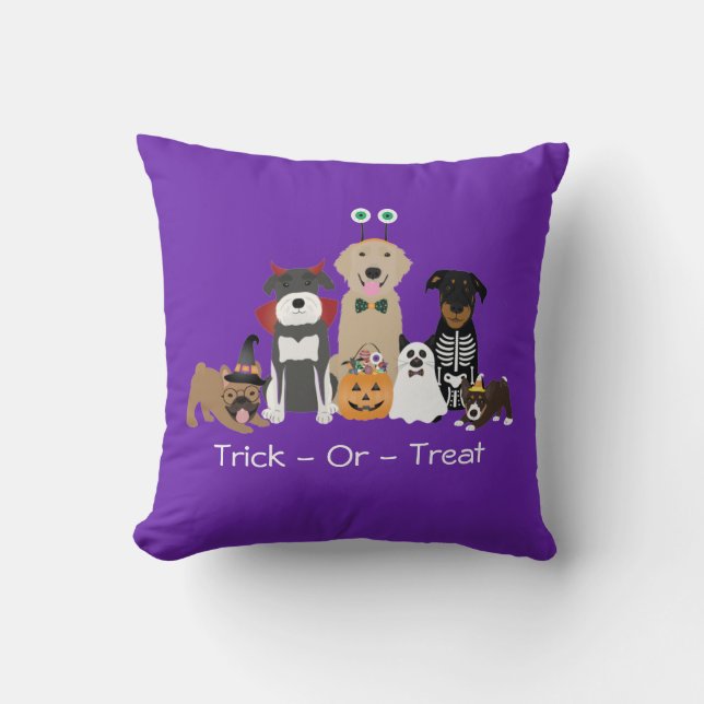Trick Or Treat Pets Halloween Costumes Keychain Cushion (Front)