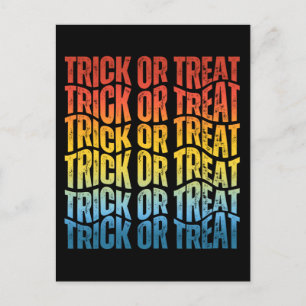 TRICK OR TREAT POSTCARD