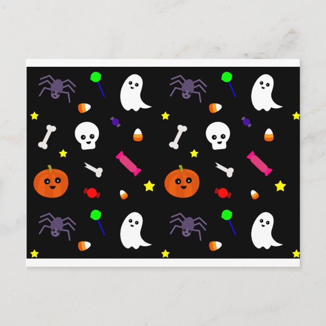 trick or treat postcard (Front)