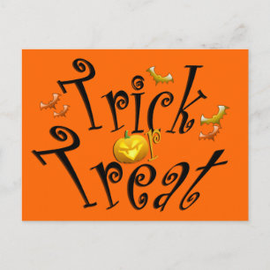 Trick or Treat Postcard