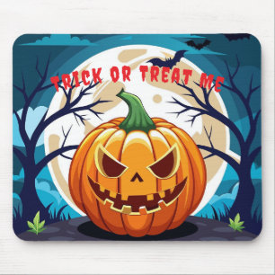 Trick or Treat Pumpkin Moonlight  Mouse Pad