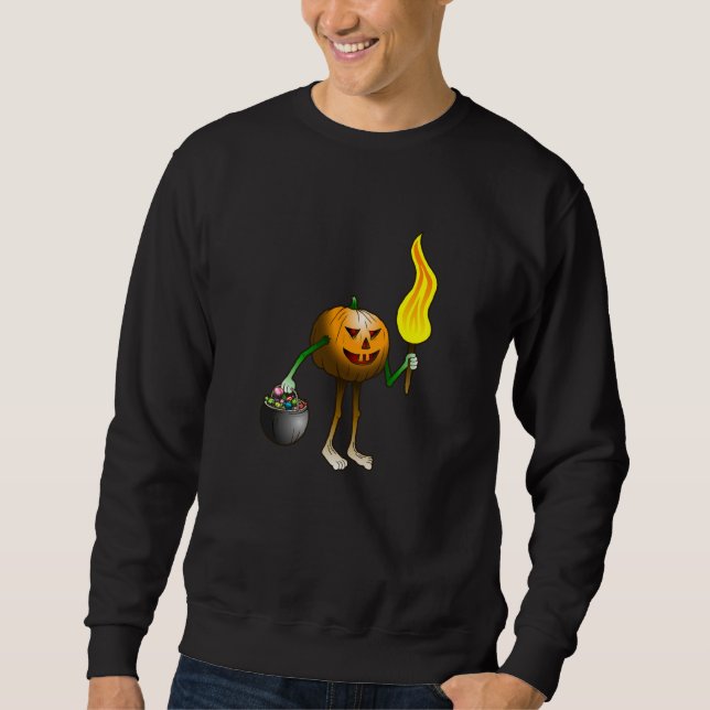 Trick or Treat pumpkin Sweatshirt (Front)