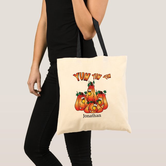 Trick or Treat 🎃 Pumpkins Tote Bag (Front (Product))