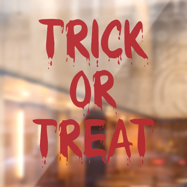 Trick or Treat red blood typography Halloween (Sheet 2)