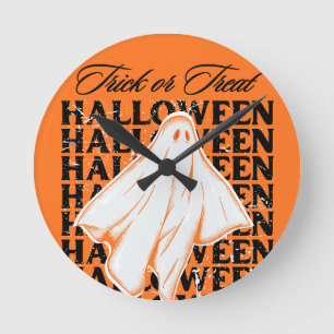 trick or treat round clock