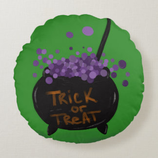 Trick or Treat! Round Cushion