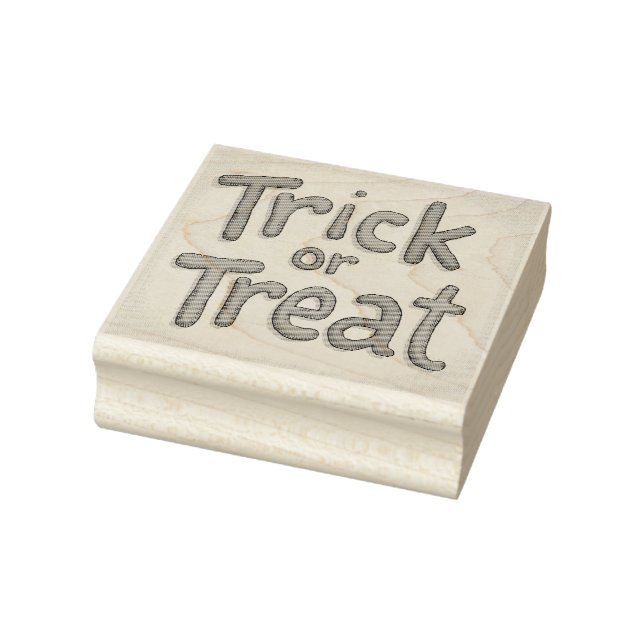 trick or treat rubber stamp (Stamp)