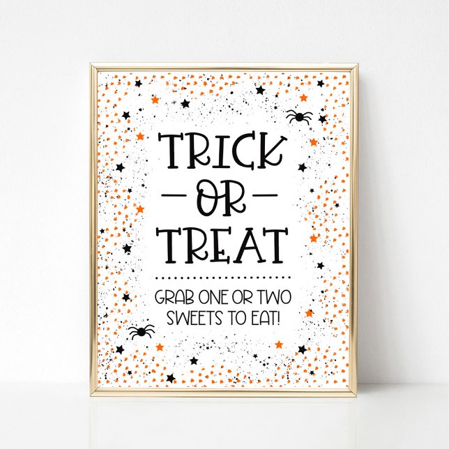 Trick or Treat Sign for Halloween (Creator Uploaded)