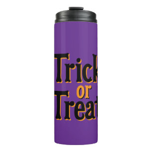 Trick or Treat skeletons Thermal Tumbler
