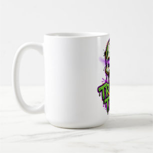 Trick or Treat Skull Halloween Coffee Mug