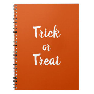 Trick or Treat Spiral Photo Notebook 