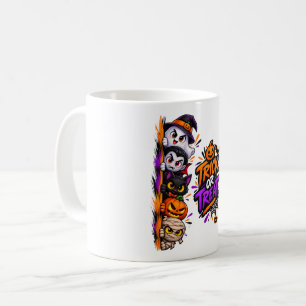 Trick or Treat – Spooky Halloween Squad Coffee Mug