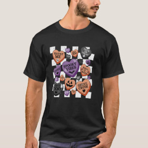 Trick Or Treat Spooky Vibes Ghoul Crush Candy XOXO T-Shirt