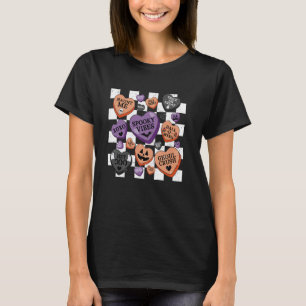 Trick Or Treat Spooky Vibes Ghoul Crush Candy XOXO T-Shirt
