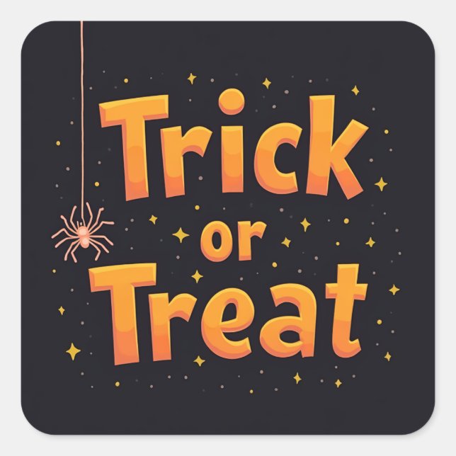trick or treat stickers (Front)