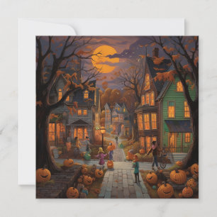 Trick-or-Treat Street: Halloween Boulevard Invitation