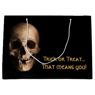Trick or Treat…That Means You! Candy Bag