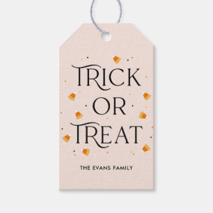 Trick or Treat Time Halloween Gift Tag Party Favou