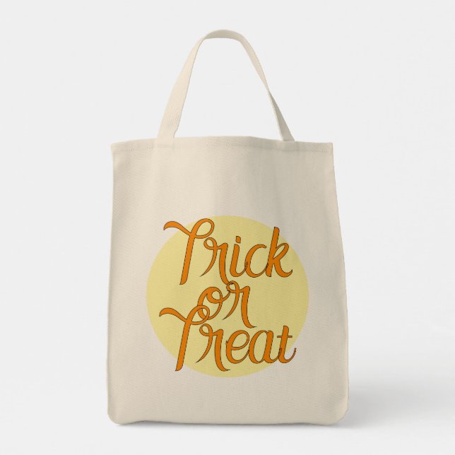 Trick or treat tote bag (Back)