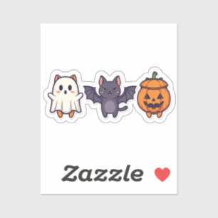 Trick or Treat Trio – Cute Halloween Cat