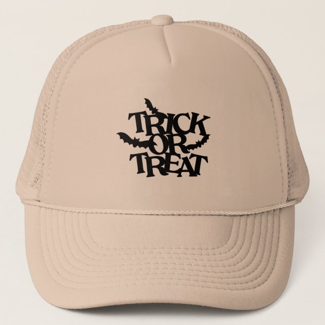 Trick Or Treat  Trucker Hat (Front)