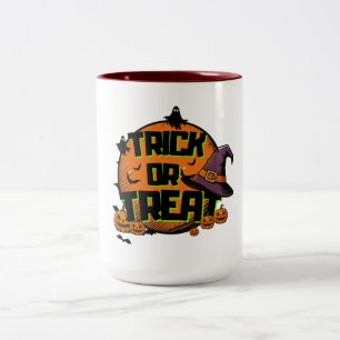 Trick or treat Two-Tone coffee mug
