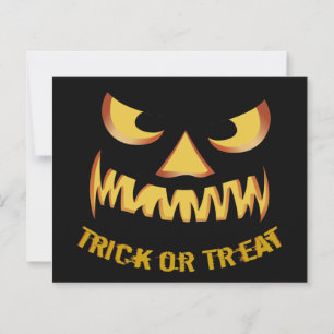 Trick or Treat with Pumpkin Face