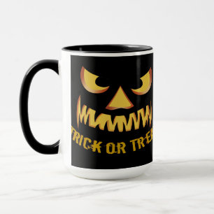 Trick or Treat with Pumpkin Face Mug