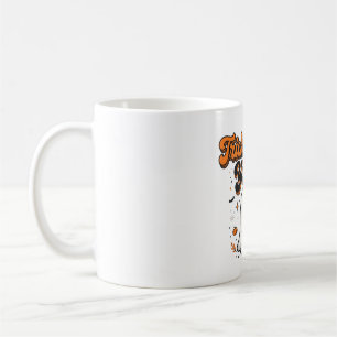 Trick Or Treat Yo Self Cute Ghost Pumpkin Spice La Coffee Mug