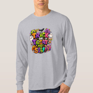Trick Or Treat Yo' Self Halloween Vibes T-Shirt