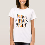 Trick or Treat Yo'self | Halloween T-Shirt<br><div class="desc">Share your love of Halloween with a trendy Trick or Treat Yo'self Halloween shirt. The stylish Halloween shirt features black and orange lettering,  modern typography style,  and festive black bats.</div>