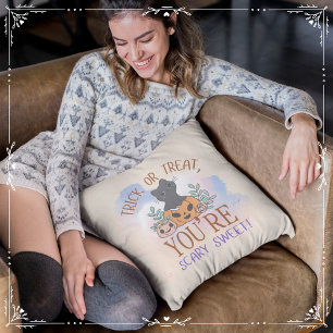 Trick or Treat You're Scary Sweet Cushion