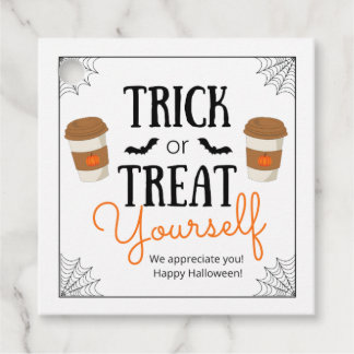 Trick or Treat Yourself Halloween Gift Tag 