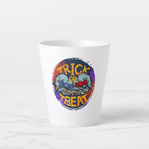Trick or Treat – Zombie Hand with Candy Latte Mug