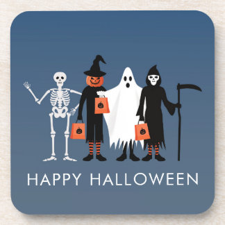 Trick or Treaters Halloween Coaster