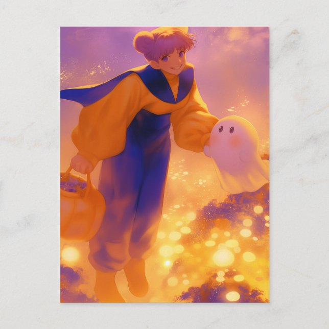 Trick or Treating Postcard (Front)